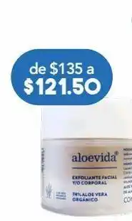Aloevida exfoliante trr c/60ml