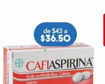 Farmacia San Pablo Cafiaspirina tab 500mg caj c/40 oferta
