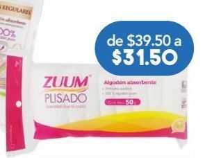 Farmacia San Pablo Zuum algodon plisado bol c/50gr oferta
