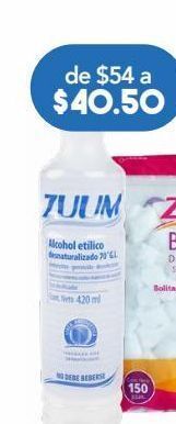 Farmacia San Pablo Zuum alcohol btl c/420ml oferta