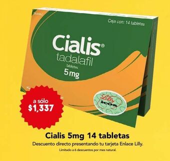Farmacia San Pablo Cialis tab 5mg caj c/14 oferta