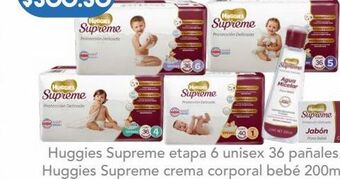 Farmacia San Pablo Huggies supreme e6 unisex +13.5kg c/36p oferta