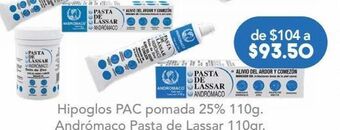 Farmacia San Pablo Andromaco pasta de lassar tub c/110gr oferta