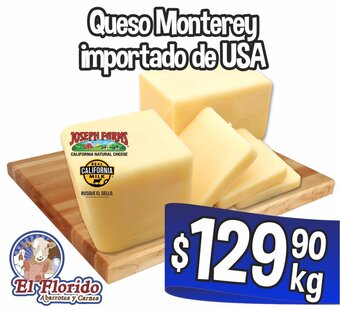 El Florido Queso Monterey Importado de USA oferta