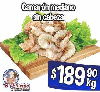El Florido Camarón Mediano sin Cabeza oferta
