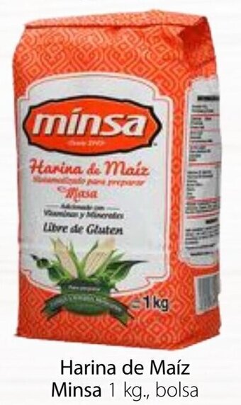 Soriana Híper Harina de Maíz Minsa 1kg oferta