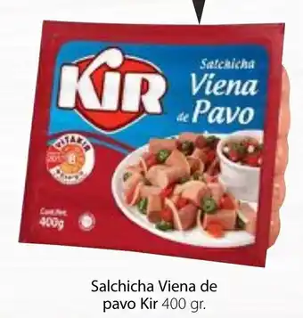 Soriana Híper Salchicha Viena de Pavo KIR 400g oferta
