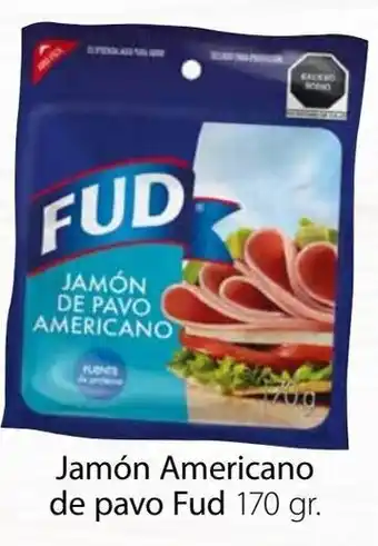 Soriana Híper Jamón Americano de Pavo FUD 170g oferta