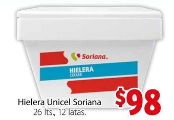 Soriana Híper Hielera Unicel Soriana 26L oferta