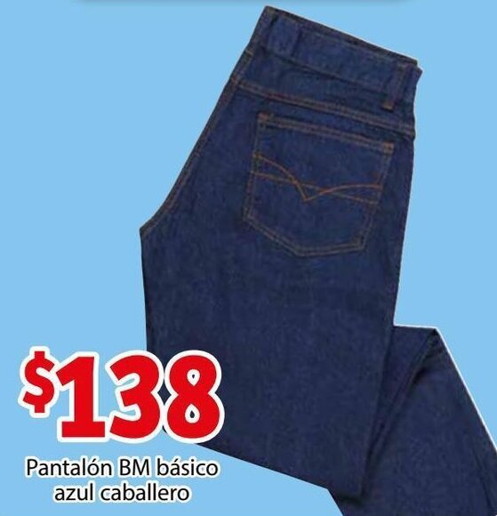 Pantal n BM B sico Azul Caballero oferta en Soriana H per