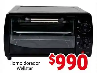 Soriana Híper Horno Dorador Wellstar oferta