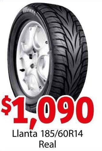 Soriana Híper Llanta 185/60R14 Real oferta
