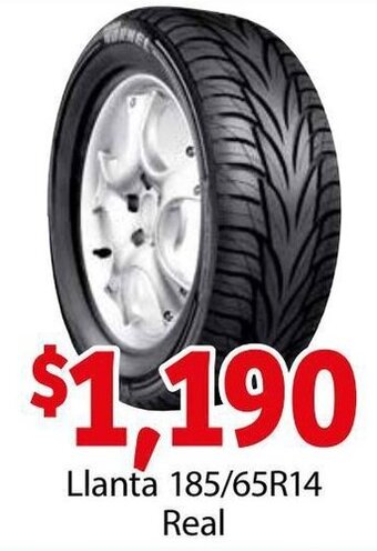 Soriana Híper Llanta 185/65R14 Real oferta