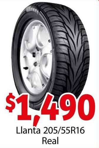 Soriana Híper Llanta 205/55R16 Real oferta