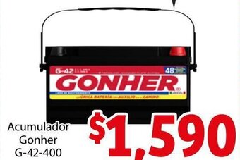 Soriana Híper Acumulador Gonher G-42-400 oferta