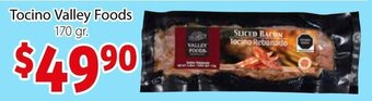 Soriana Híper Tocino Valley Foods 170g oferta