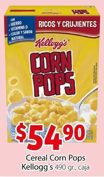 Soriana Híper Cereal Corn Pops Kellogg's 490g oferta