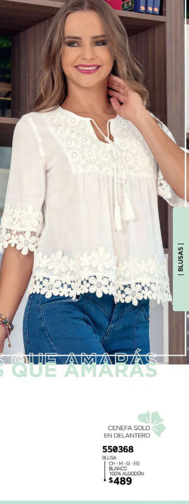 Blusa Blanco oferta en Incógnita