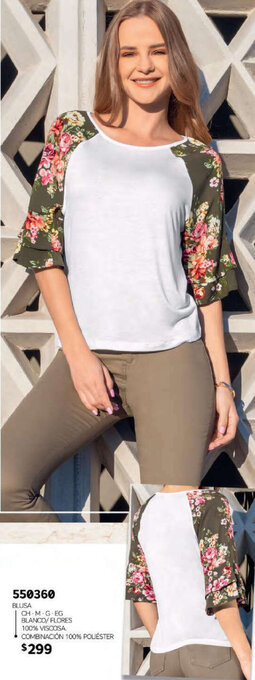 Blusa Blanco/Flores