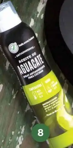 Aceite de aguacate spray 141 gr