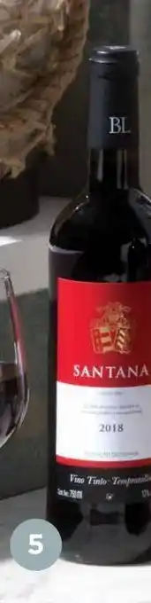 HEB Santana vino tinto español 750 ml oferta