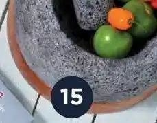 Molcajete con base de madera 7.5”