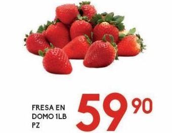Alsuper Fresa en domo 1lb pz oferta