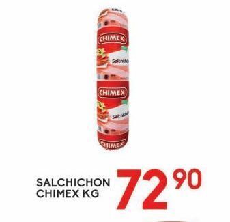 Alsuper Salchichón chimex kg oferta