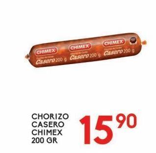 Alsuper Chorizo casero chimex 200g oferta