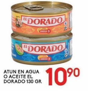 Alsuper Atún en agua o aceite el dorado 130g oferta