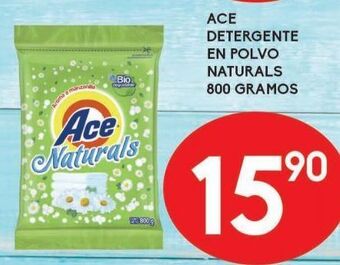 Alsuper Detergente ace naturals 800g oferta