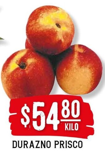 Soriana Híper Durazno Prisco oferta