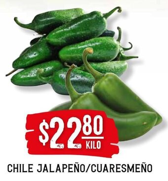 Soriana Híper Chile Jalapeño / Cuaresmeño oferta