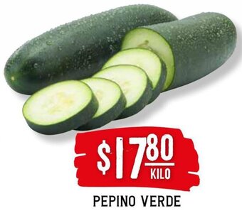 Soriana Híper Pepino Verde oferta