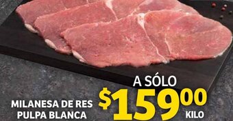 Soriana Híper Milanesa de Res Pulpa Blanca oferta