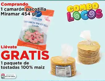 HEB Camaron pacotilla miramar 454 gr oferta