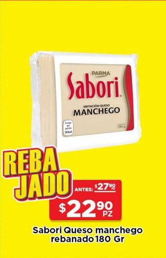 HEB Sabori queso manchego rebanado 180 gr oferta