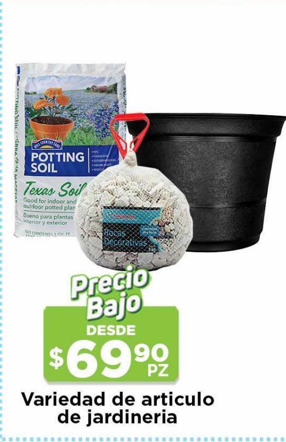 Articulos de jardineria oferta en HEB
