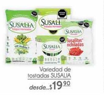 Variedad de tostadas susalia