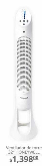 La Comer Ventilador de torre 32" honeywell oferta