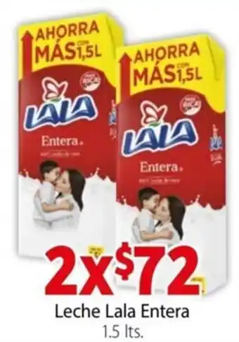 Soriana Express Leche Lala Entera 2 x 1.5L oferta