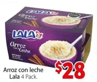 Soriana Express Arroz con Leche Lala 4 pack oferta