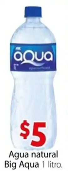 Soriana Express Agua Natural Big Aqua 1L oferta
