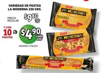 Variedad de Pastas La Moderna 220g