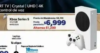 Sam's Club Xbox Series S 512 GB oferta