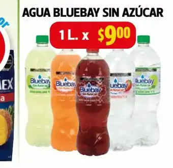 Farmacias Guadalajara Agua Bluebay Sin Azucar 1L oferta