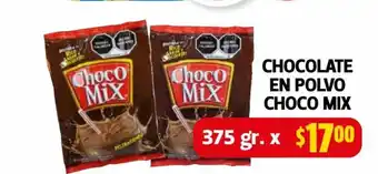 Farmacias Guadalajara Chocolate En Polvo Choco Mix 375gr oferta