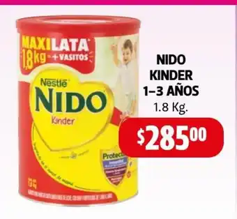 Farmacias Guadalajara Nido Kinder 1-3 Años 1.8kg oferta