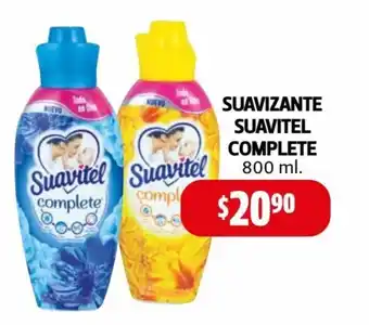 Farmacias Guadalajara Suavizante Suavitel Complete 800 ml oferta