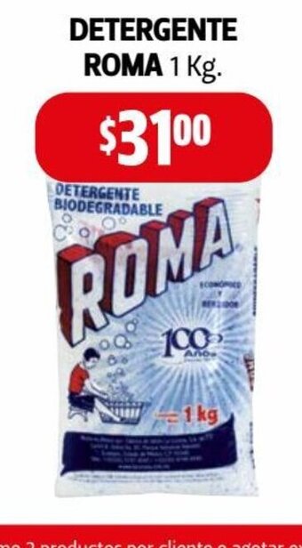 Farmacias Guadalajara Detergente Roma 1kg oferta
